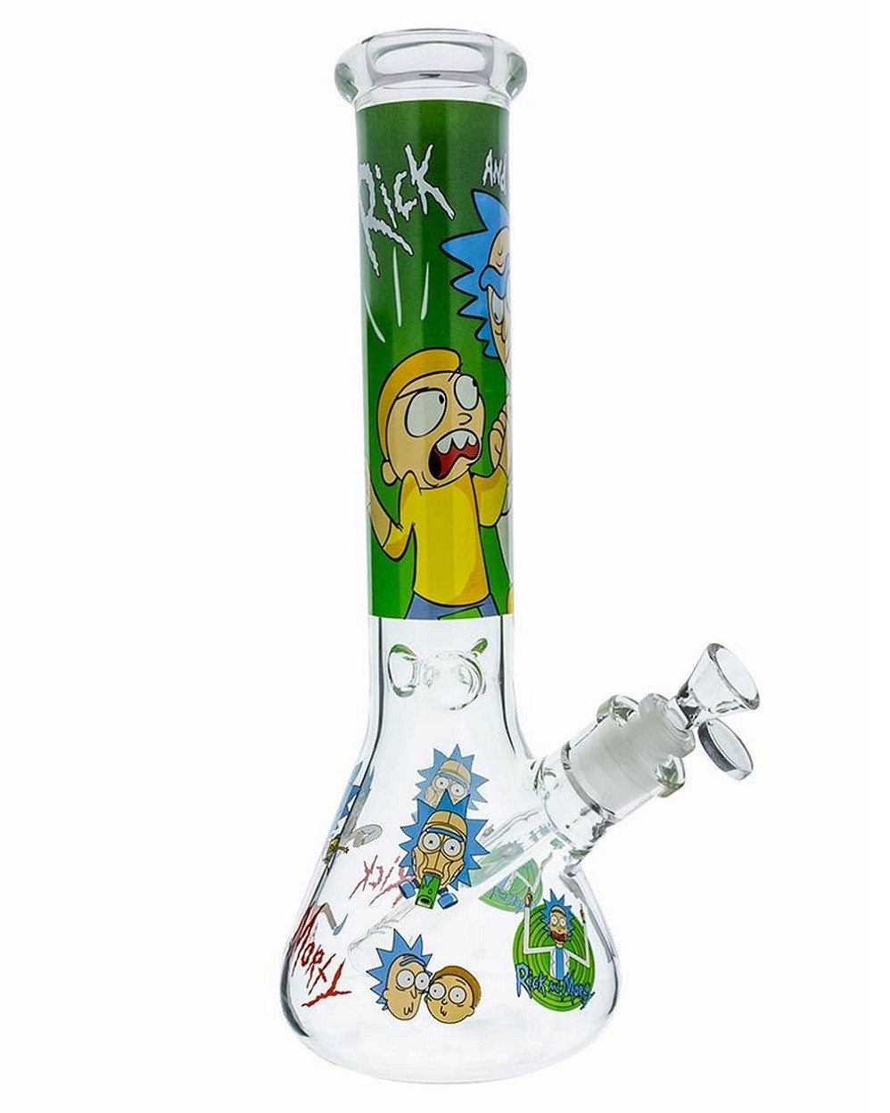 Бонг стеклянный Rick and Morty