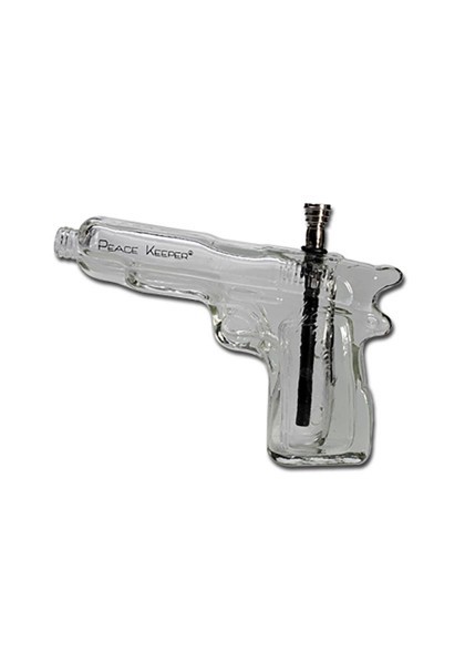 Стеклянный бонг-пистолет Peace Keeper