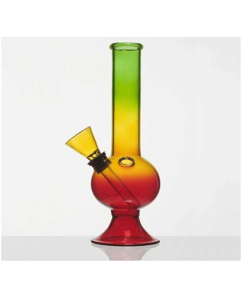 Цветной стеклянный бонг Rasta Mini Ball