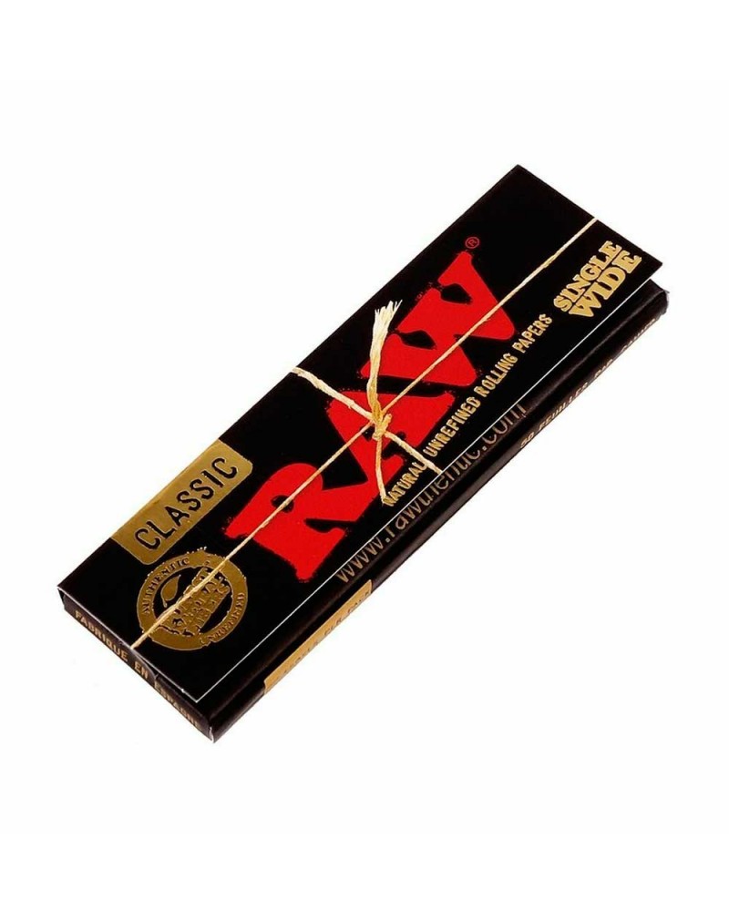 Бумага для самокруток RAW Black Single Wide